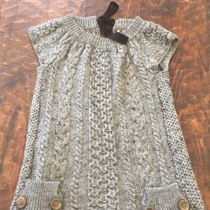 Gray Free People tunic